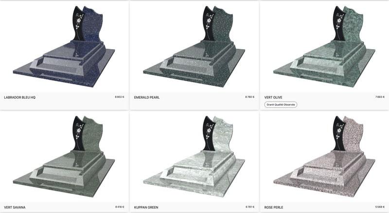 Eligie configuration des granits